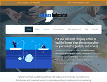 Tablet Screenshot of indianaindustrialmarketing.com